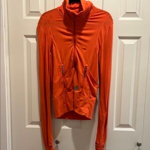 Stio Vibrant Orange High-Collar Jacket